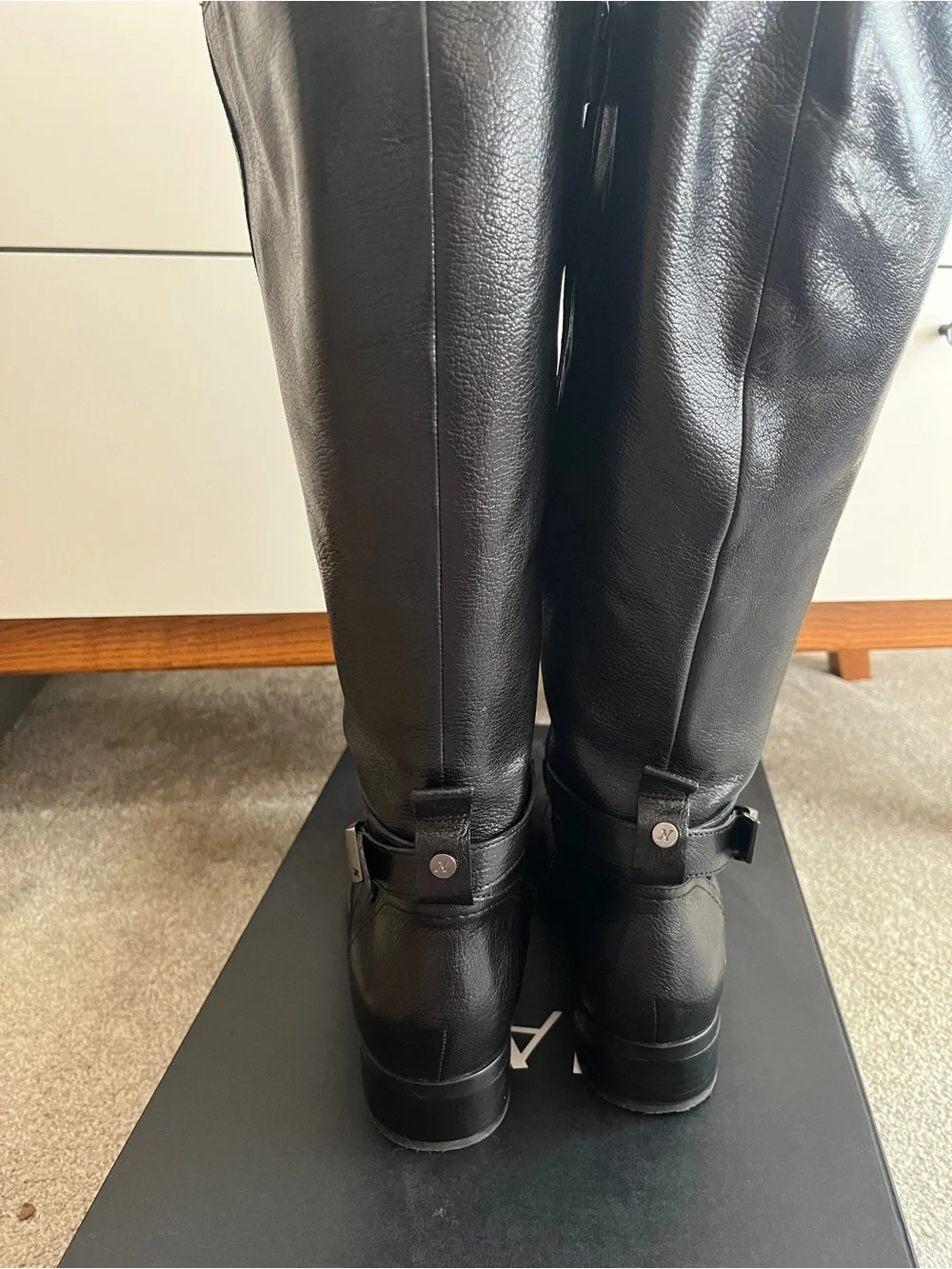 Naturalizer RENA 2 Real leather Extra WIDE CALF RIDING BOOT 9WW